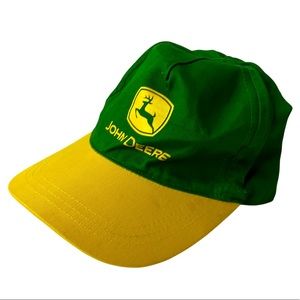 John Deere Green/Yellow Logo Adjustable Hat SnapBack